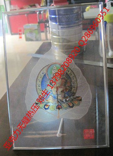 葉脈畫亞克力無(wú)縫熱壓
